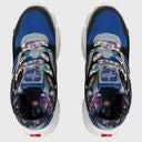 Sneakers bleue et noir à semelle blanche Batiste million