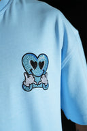 T-shirt Love Blue