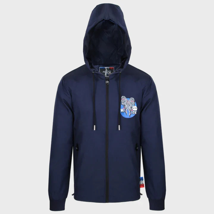 Veste Softshell Vintam noir et bleu marine Veste Softshell Vintam noir et bleu marine