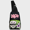 Million Art Sling Bag Black/Orange