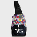 Face Mob Sling Bag Black/Grey