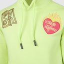 Floral Square Pale Green Sweatshirt