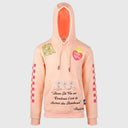 Floral Square Sweatshirt Pale Orange
