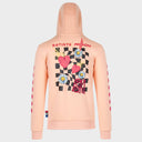 Floral Square Sweatshirt Pale Orange