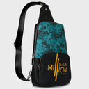 Face Mob Sling Bag Black/Blue