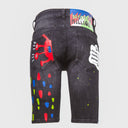 Moonster Black Jean Shorts