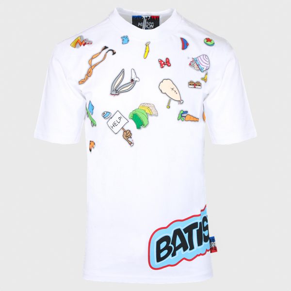 T-shirt blanc Batiste Million Marque Streetwear